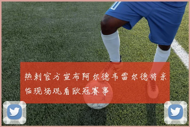 热刺官方宣布阿尔德韦雷尔德将亲临现场观看欧冠赛事